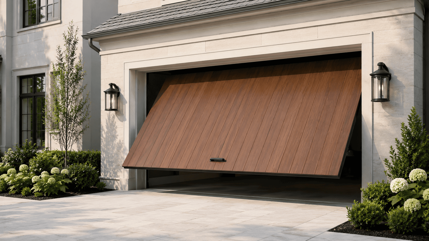 Garage door repair in progress — East Melbourne